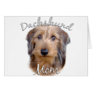 Dachshund (avlyssning) Mamma 2 Hälsningskort