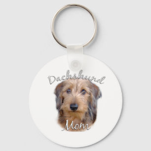 Dachshund (avlyssning) Mamma 2 Nyckelring