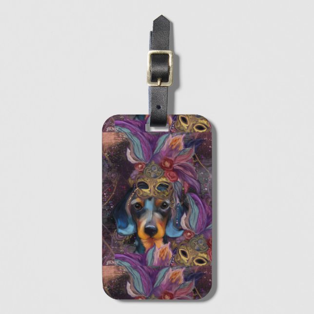 Dachshund Bagagebricka (Framsida vertikal)