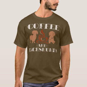 Dachshund Barista Animal Gift Wiener Hund T Shirt