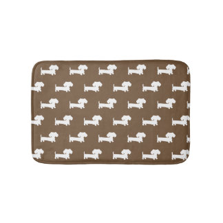 Dachshund Bath Mat Brown Doxie Bathroom Matta