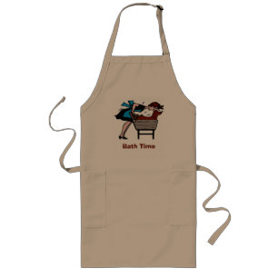 Dachshund Bath TimeAprons Långt Förkläde