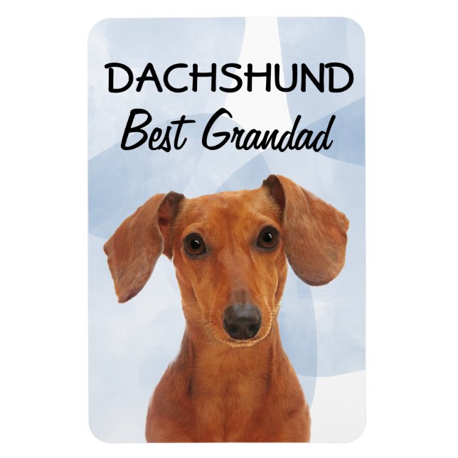 Dachshund Best Grandad Magnet (Vertikal)