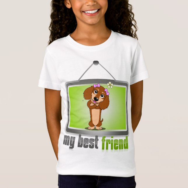 Dachshund best hund t shirt (Framsida)