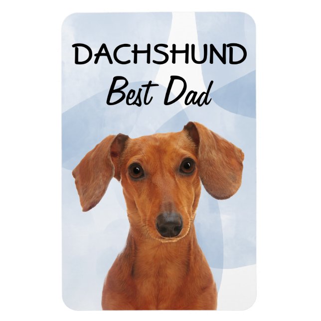 Dachshund Best Pappa Magnet (Vertikal)