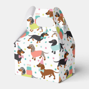 Dachshund Birthday Presentaskar