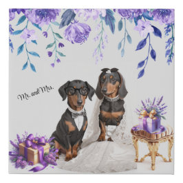 Dachshund Bröllop Art