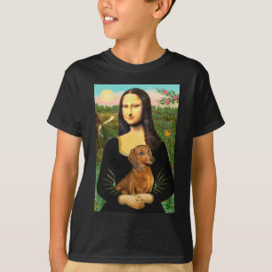 Dachshund (brun1) - Mona Lisa T-shirt
