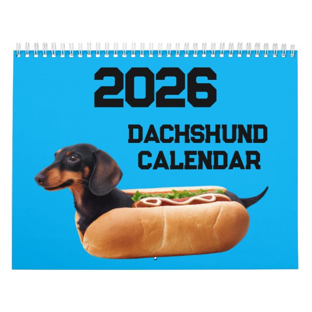 Dachshund Calendar Kalender (Omslag)
