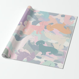 Dachshund Camo Presentpapper