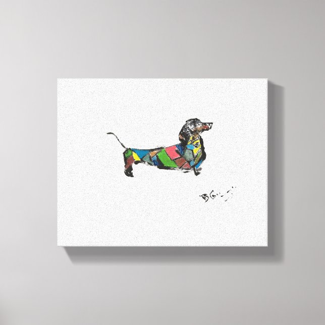Dachshund Canvas (Framsida)