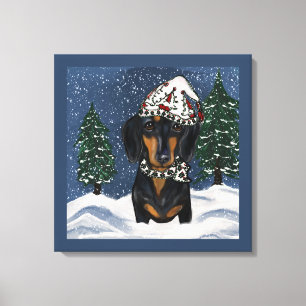 Dachshund Canvastryck