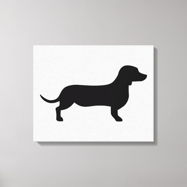Dachshund Canvastryck (Framsida)