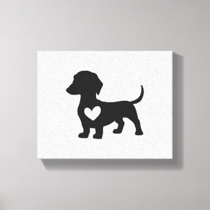Dachshund Canvastryck