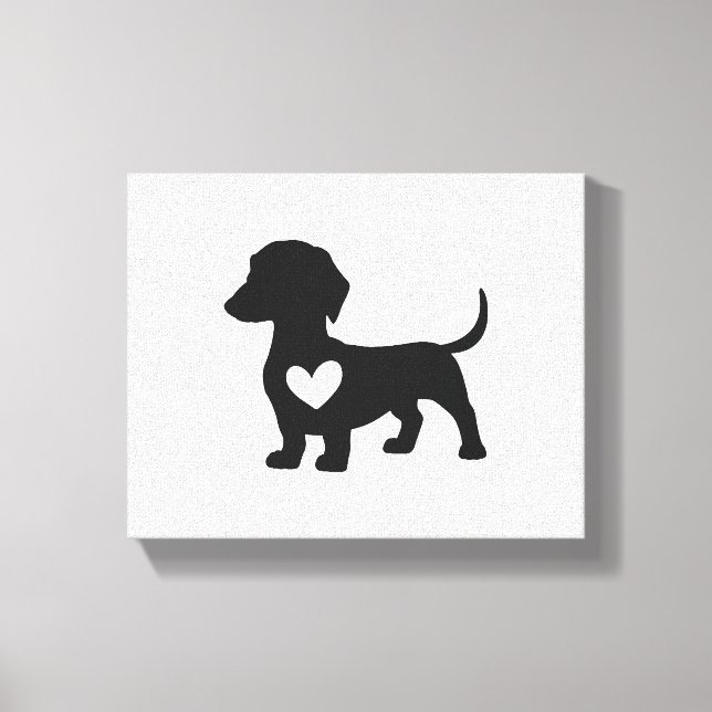 Dachshund Canvastryck (Framsida)