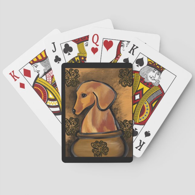 DACHSHUND CASINOKORT (Baksidan)