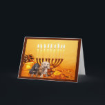 Dachshund Chanukah Card Menorah2 Helgkort<br><div class="desc">Att minnas familj och vänner under Chanukah-säsongen är ett underbart sätt att få behålla i kontakt med de människor du kärlek och bryr dig om. Jag skapat dessa hund Chanukah-kort med kärlek och omsorg, och jag är säker på att alla som kärlek hundar är glada över att få dem. Du...</div>