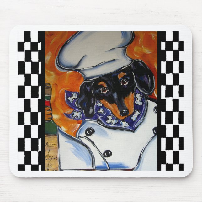 Dachshund Chefs Musmatta (Framsidan)