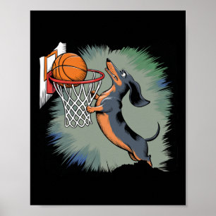 Dachshund Chiweenie Wiener Dog Lekar Skelett Rolig Poster