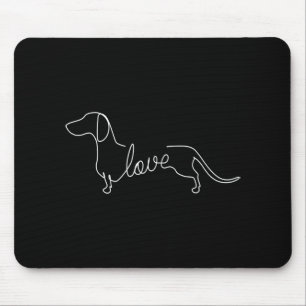 Dachshund Chiweenie Wiener Hund Kärlek Art Sketch Musmatta
