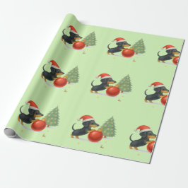 Dachshund Christmas Wrapping Paper | Dog Lover  Presentpapper