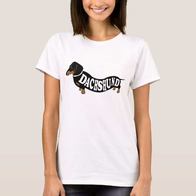 dachshund_clean t-shirt (Framsida)