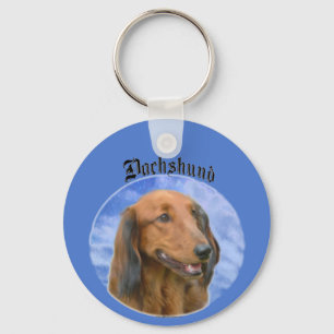 Dachshund Clouds Keychain Nyckelring