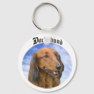 Dachshund Clouds Keychain Nyckelring