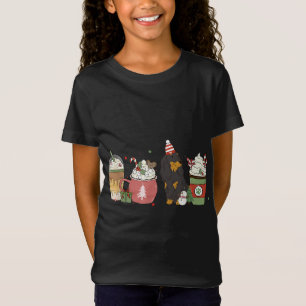 Dachshund Coffee Latte Winter jul Hund Ho T Shirt