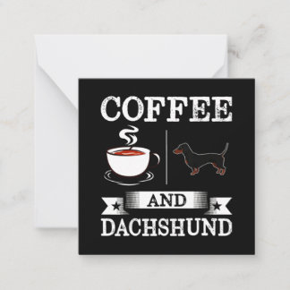 Dachshund Cute Hund Anteckningskort
