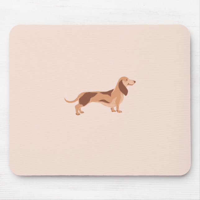 Dachshund Cute mus mattor Musmatta (Framsidan)