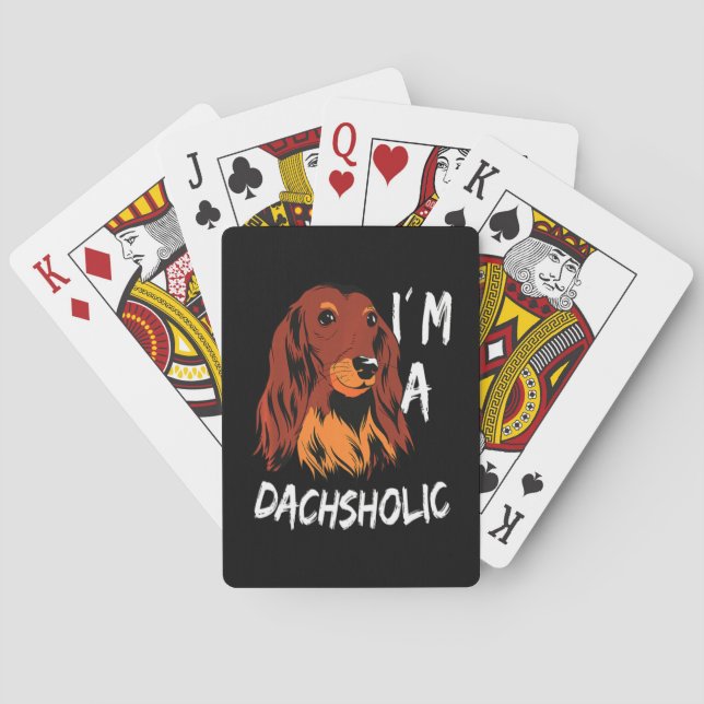 Dachshund Dachsholien Casinokort (Baksidan)