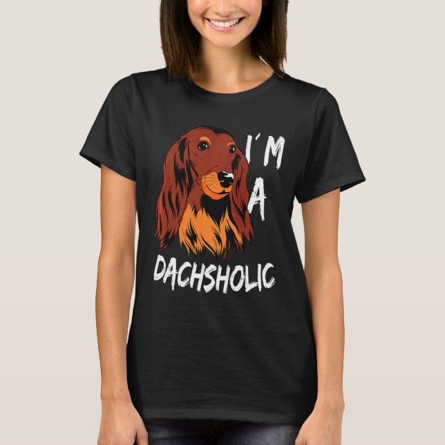 Dachshund Dachsholien T Shirt (Framsida)