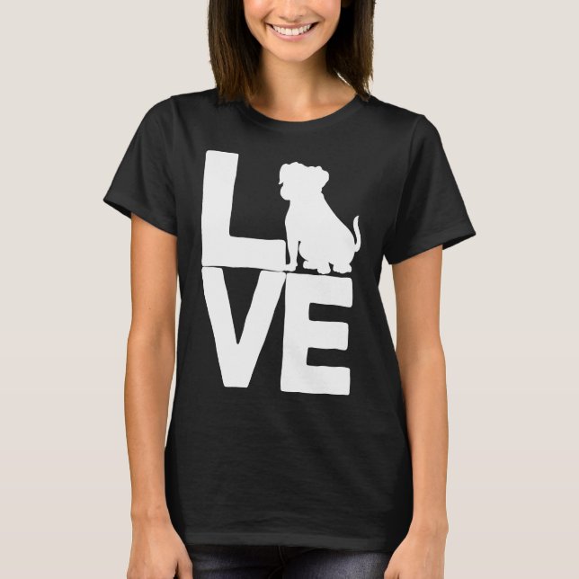 Dachshund Dachshund Dachshund Mamma Dachshund Owne T Shirt (Framsida)