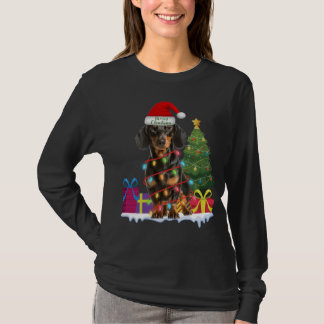 Dachshund dackel wiener hund ful christmas sweater t shirt