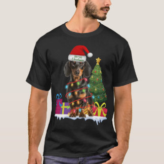 Dachshund dackel wiener hund ful christmas sweater t shirt