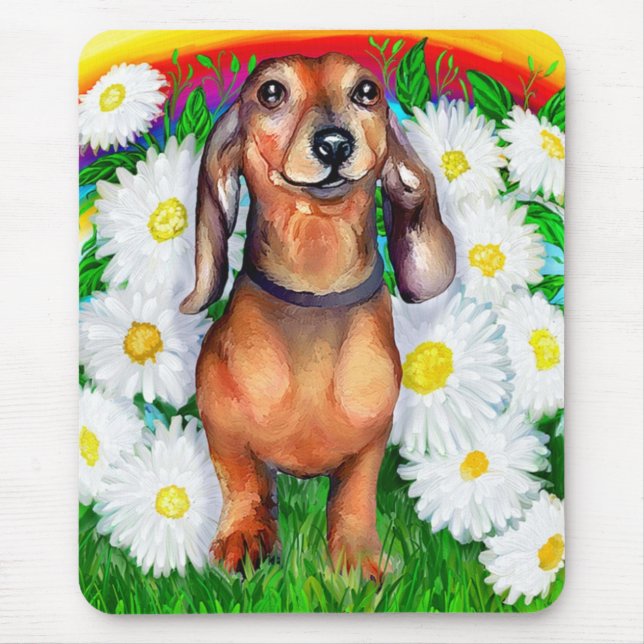 Dachshund Daisy Patch Musmatta (Framsidan)