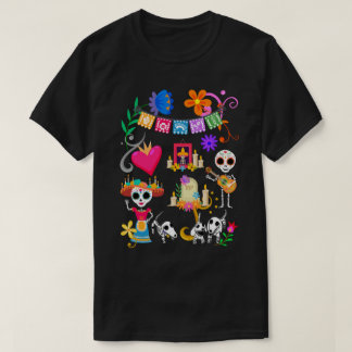 Dachshund Day of the dead Fiesta T Shirt