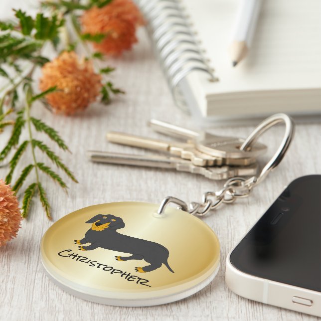 Dachshund Design Personlig (Högra Framsidan)