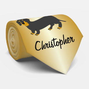 Dachshund Design Personlig Slips
