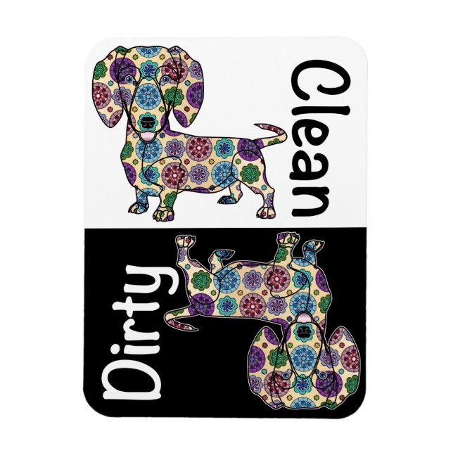 Dachshund Dishwasher Magnet (Vertikal)