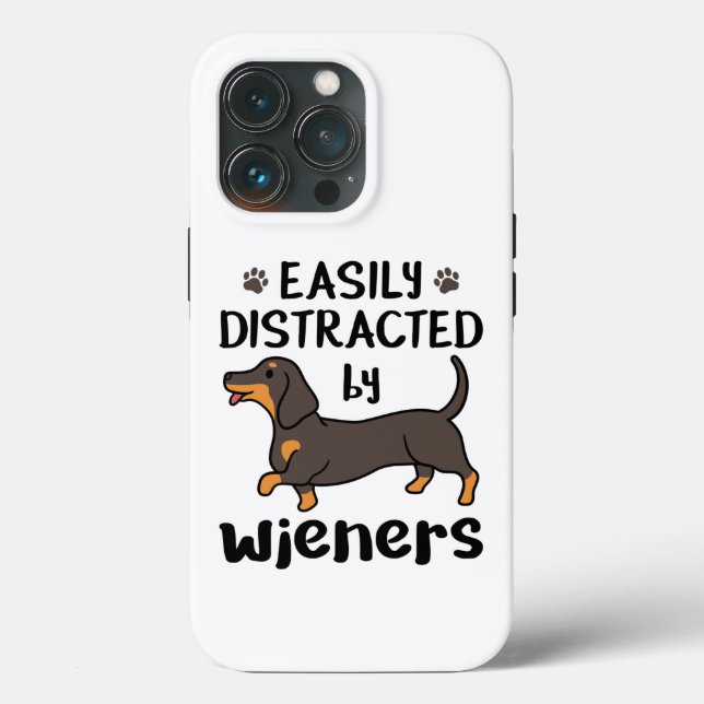Dachshund Dog Easily Distracted by Wieners (Baksida )