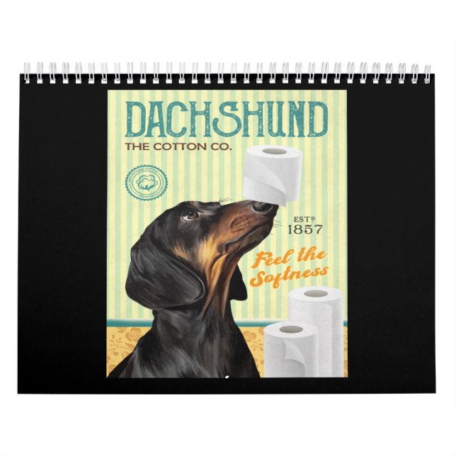 Dachshund Dog Kalender (Omslag)