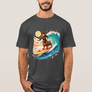 Dachshund Dog Summer Vibes T Shirt