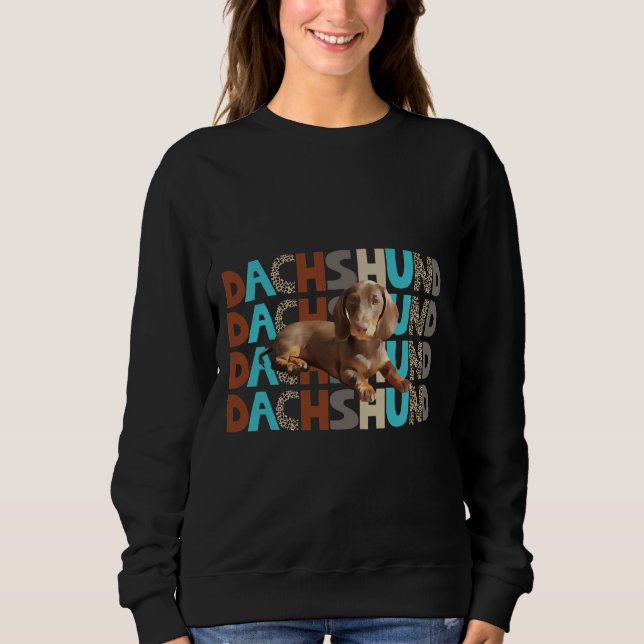 Dachshund Doggo T Shirt (Framsida)