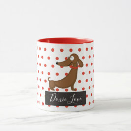 Dachshund (Doxie) Kärlek Mugg