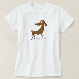 Dachshund (Doxie) Kärlek T-Shirt