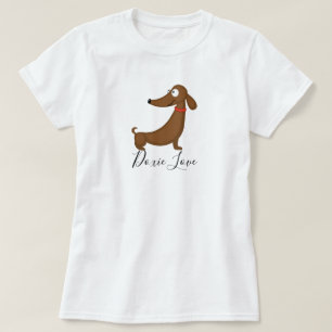 Dachshund (Doxie) Kärlek T-Shirt
