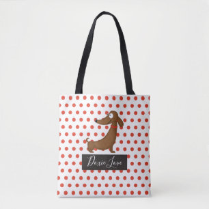 Dachshund (Doxie) kärlek Totebag Tygkasse