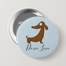 Dachshund (Doxie) Kärleksknapp Knapp